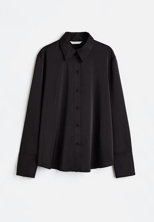 H&M - Fitted shirt - black