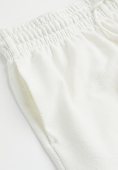 H&M - Sweatshirt shorts - white