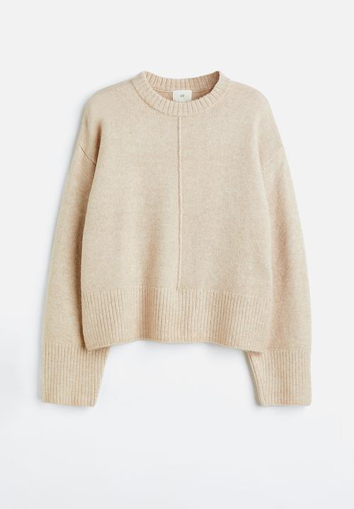 H&M - Fine-knit jumper - light beige