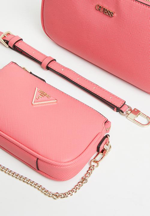 GUESS - Noelle dbl pouch crossbody - magenta