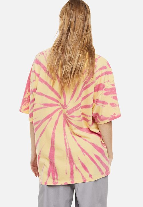 H&M - Oversized printed t-shirt - light yellow/care bears
