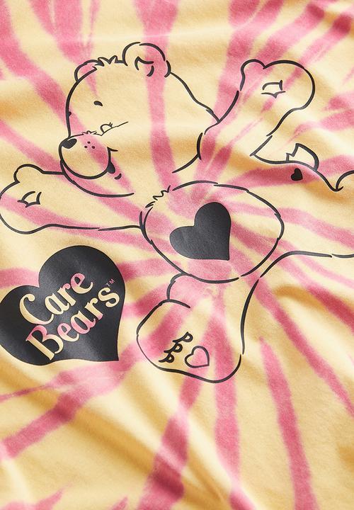 H&M - Oversized printed t-shirt - light yellow/care bears