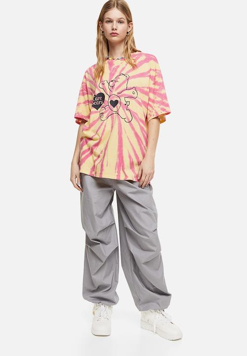 H&M - Oversized printed t-shirt - light yellow/care bears