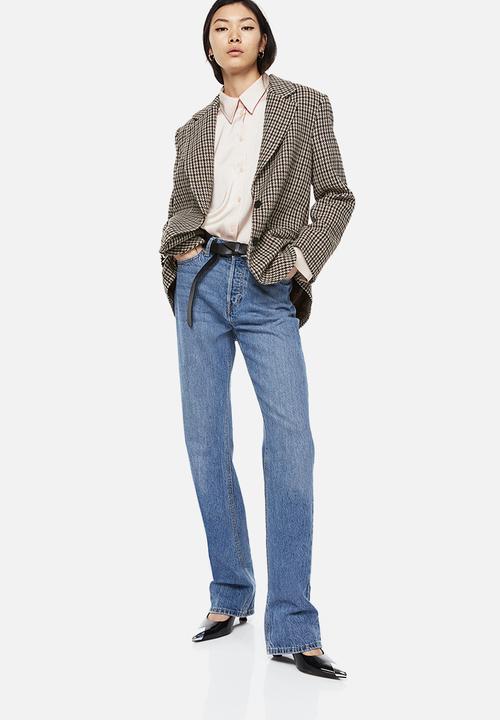H&M - Fitted shirt - light beige