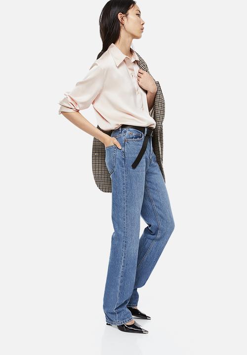 H&M - Fitted shirt - light beige