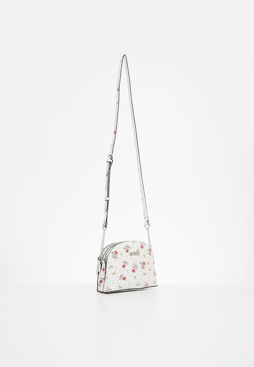 GUESS - Mcclain mini dome crossbody - white