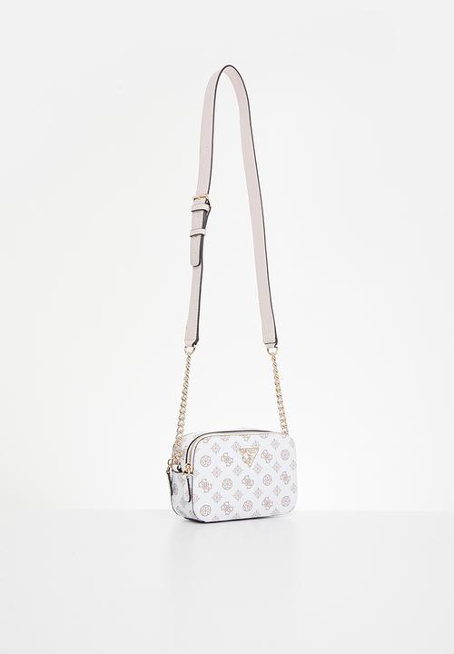 GUESS - Noelle crossbody camera - white 