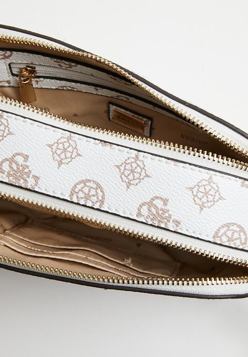 GUESS - Noelle crossbody camera - white 