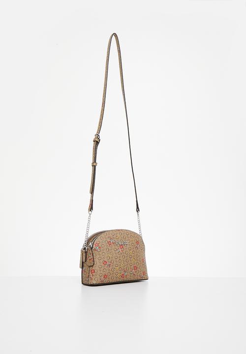 GUESS - Mcclain mini dome crossbody - mocha 