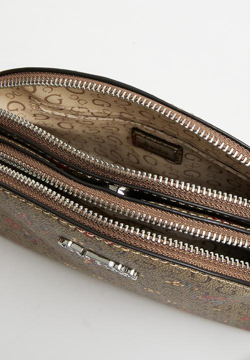 GUESS - Mcclain mini dome crossbody - mocha 