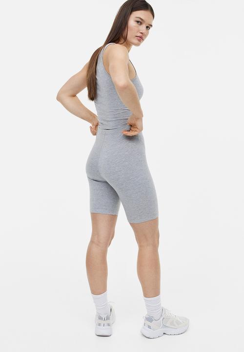 H&M - Cycling shorts - light grey marl