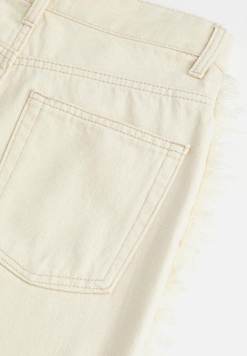 H&M - Straight regular jeans - cream