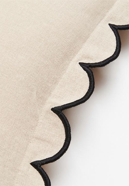 H&M - Linen-blend cushion cover - beige
