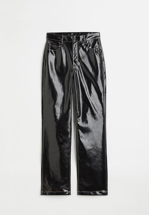 H&M - Straight trousers - black