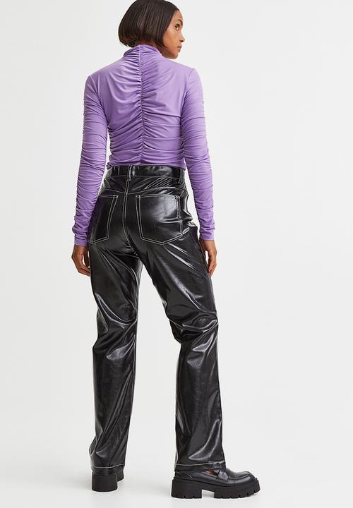 H&M - Straight trousers - black
