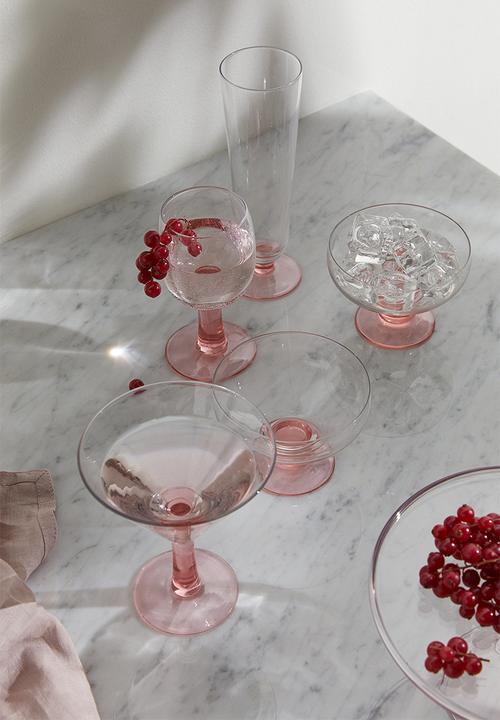 H&M - Cocktail glass - light pink