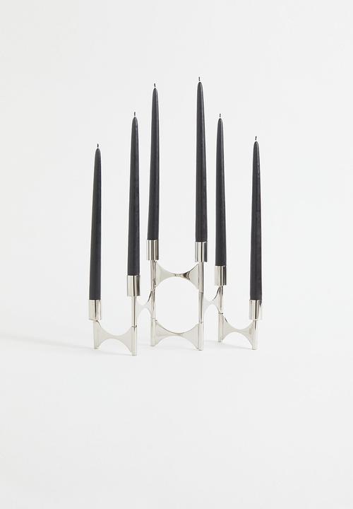 H&M - 2-pack tapered candles - black