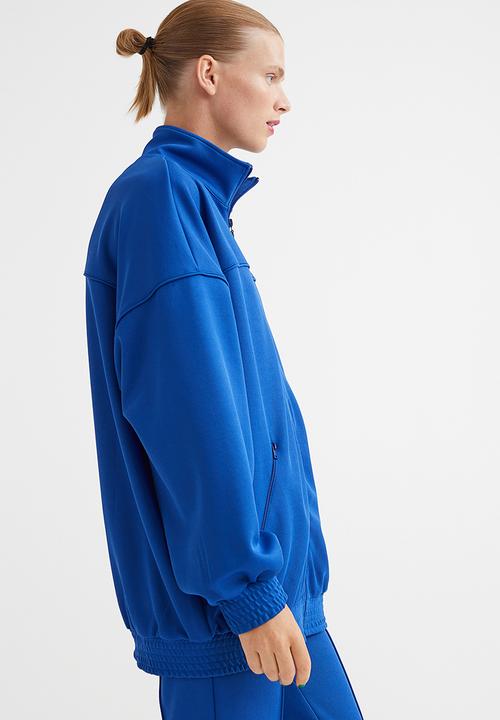 H&M - Track jacket - bright blue