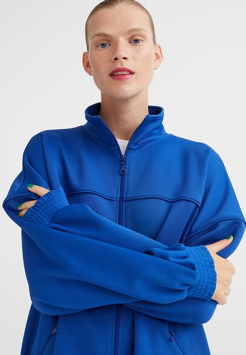 H&M - Track jacket - bright blue
