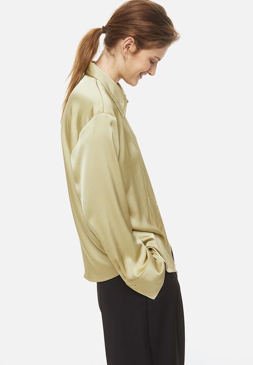 H&M - Fitted shirt - gold-coloured