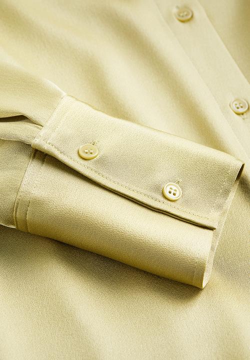 H&M - Fitted shirt - gold-coloured
