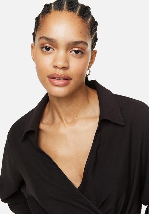 H&M - Wrap dress - black