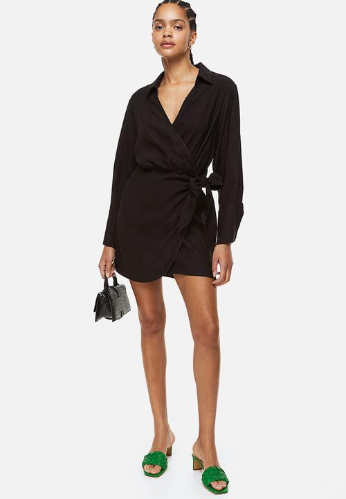 H&M - Wrap dress - black