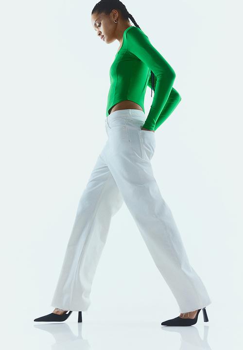 H&M - Long-sleeved body - bright green