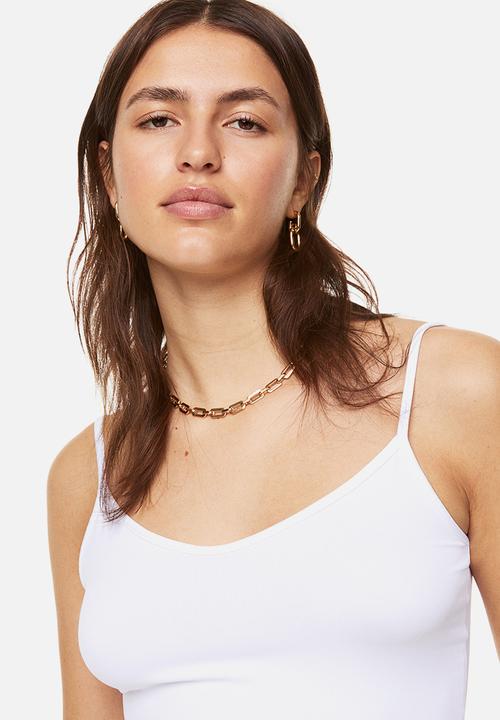 H&M - Strappy top - white