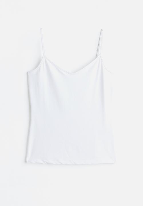 H&M - Strappy top - white