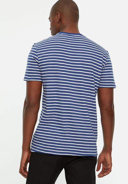 Trendyol - Stripe T-shirt - navy & white