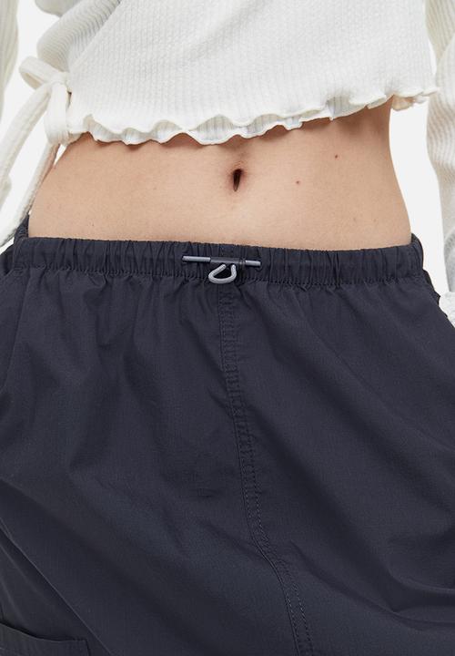 H&M - Cotton parachute skirt - black