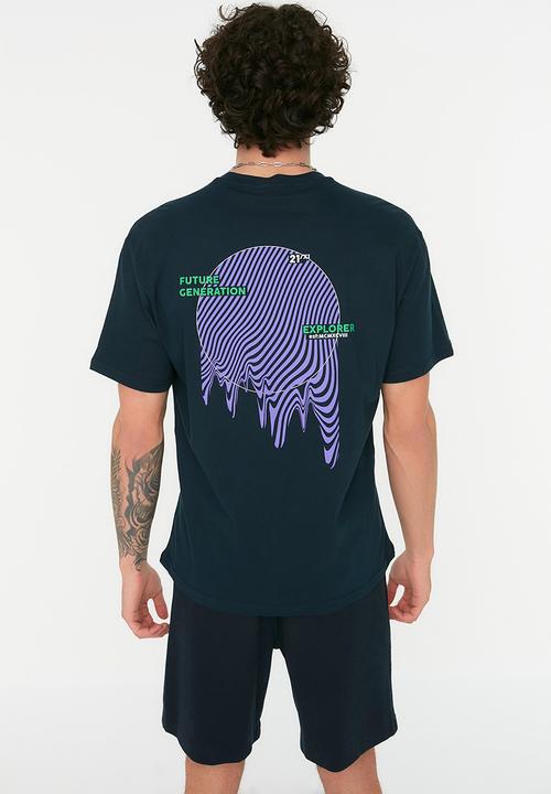 Trendyol - Future generation explorer T-shirt - navy