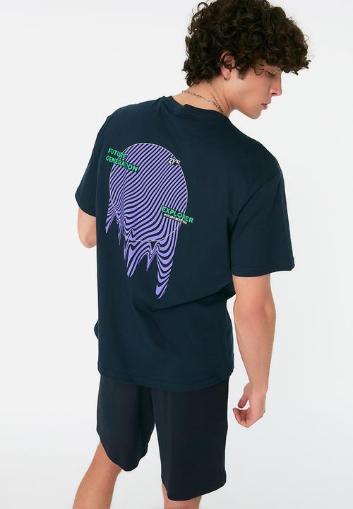 Trendyol - Future generation explorer T-shirt - navy
