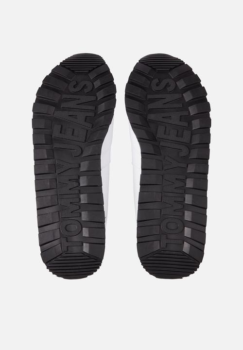 Tommy Hilfiger - Leather runner tjm ess - white