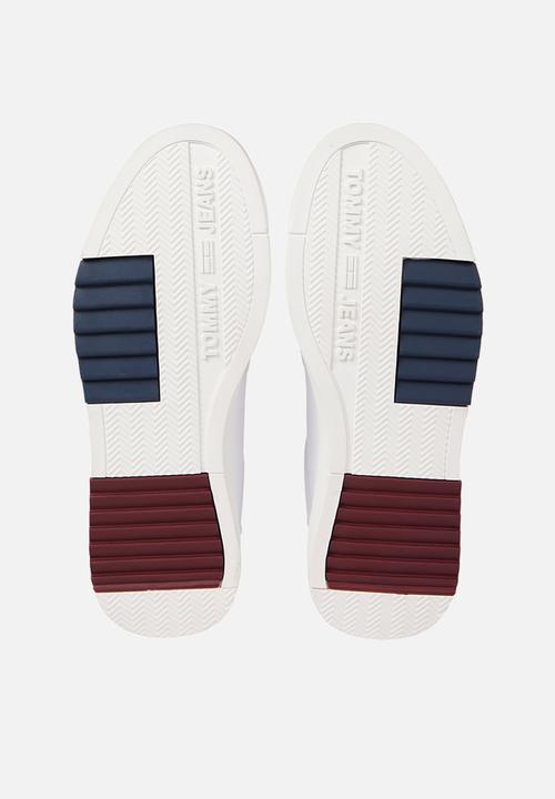 Tommy Hilfiger - Basket leather tjm ess - white