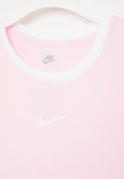 Nike - Nkg swoosh ringer tee - pink foam
