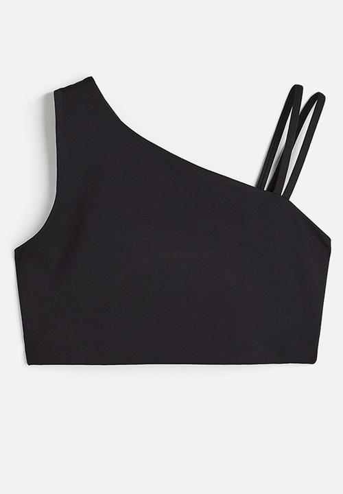 H&M - Drymove™ light support sports bra - black