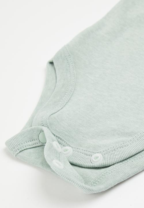 Nike - Nkn mini me 3 pack bodysuit - mica green heather