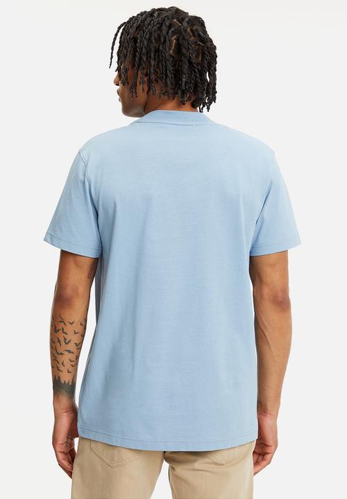 Calvin Klein - Shrunken badge tee - iceland blue