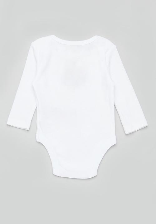 Nike - Nkn essentials 3pk long sleeve bodysuit - white