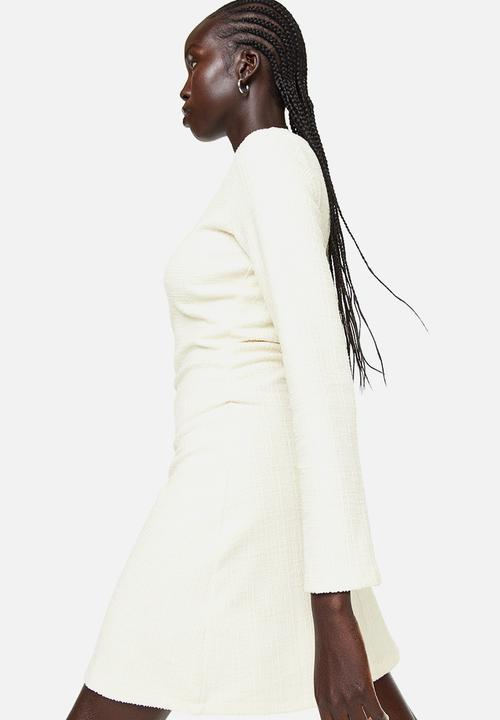 H&M - Bouclé dress - light beige
