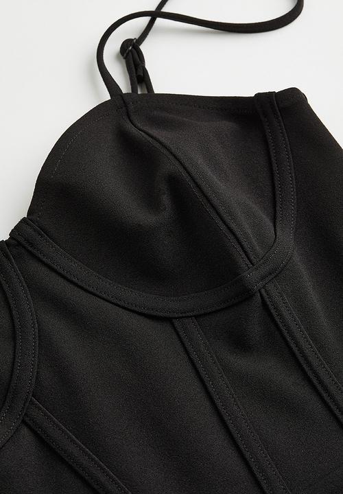 H&M - Jersey bodycon dress - black