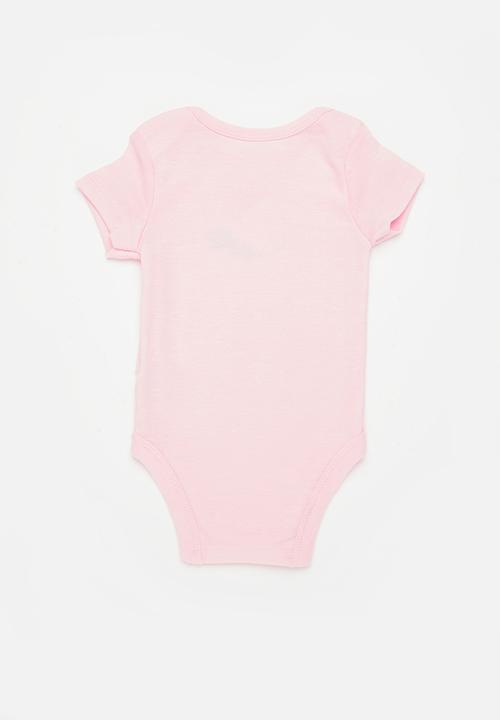 Nike - Nkn mini me 3 pack bodysuit - pink foam