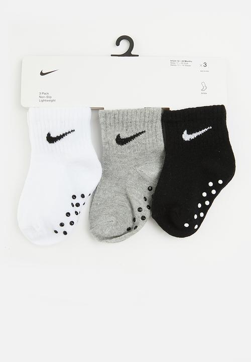 Nike - Nhn core swoosh gripper - dark grey heather black