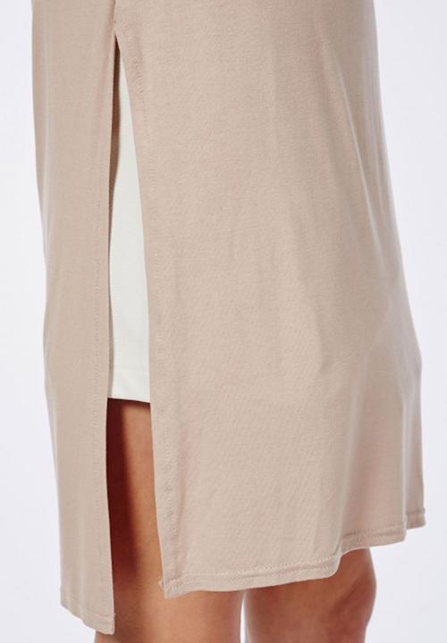 Missguided - Side Split T Shirt