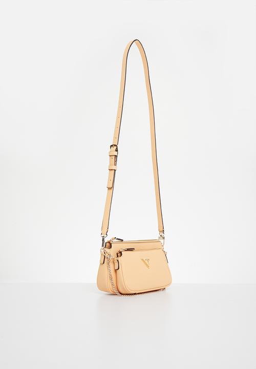 GUESS - Noelle dbl pouch crossbody - apricot cream