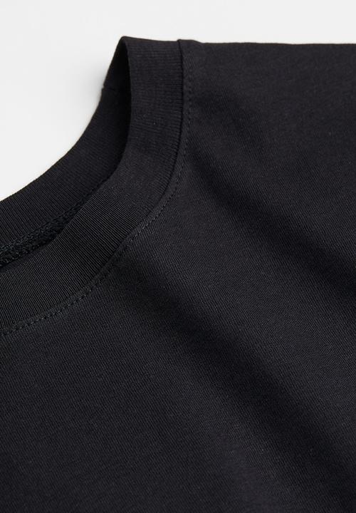 H&M - Cotton T-shirt - black