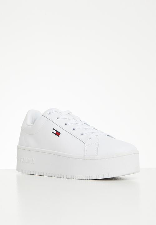 Tommy Hilfiger - Tommy jeans flatform - white