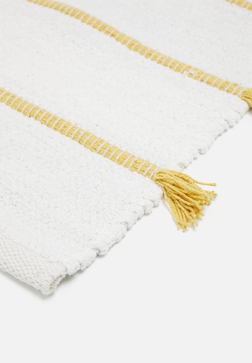 Sixth Floor - Piper cotton bath mat - yellow